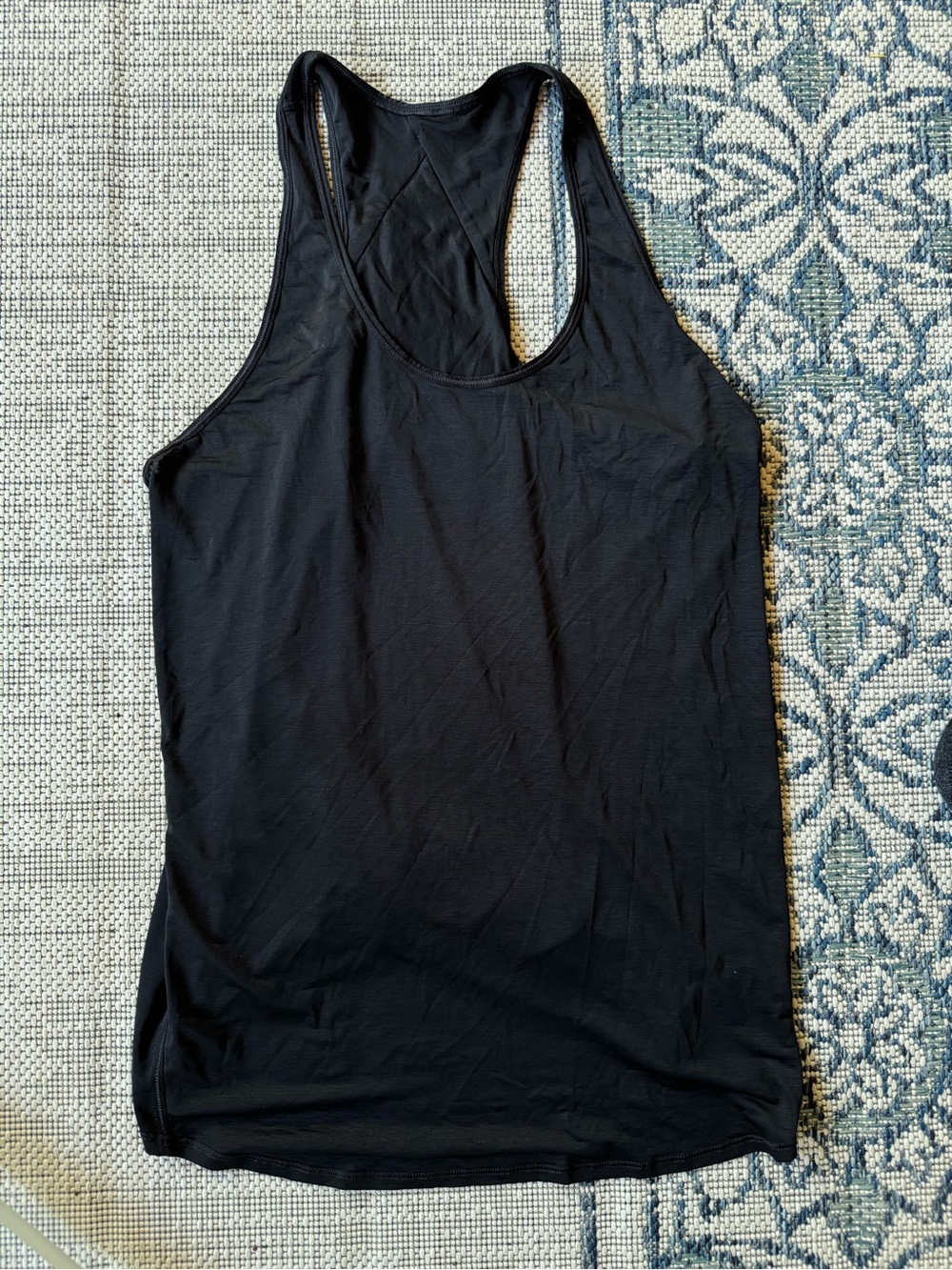 Classic Black Racerback Tank Top - Women's